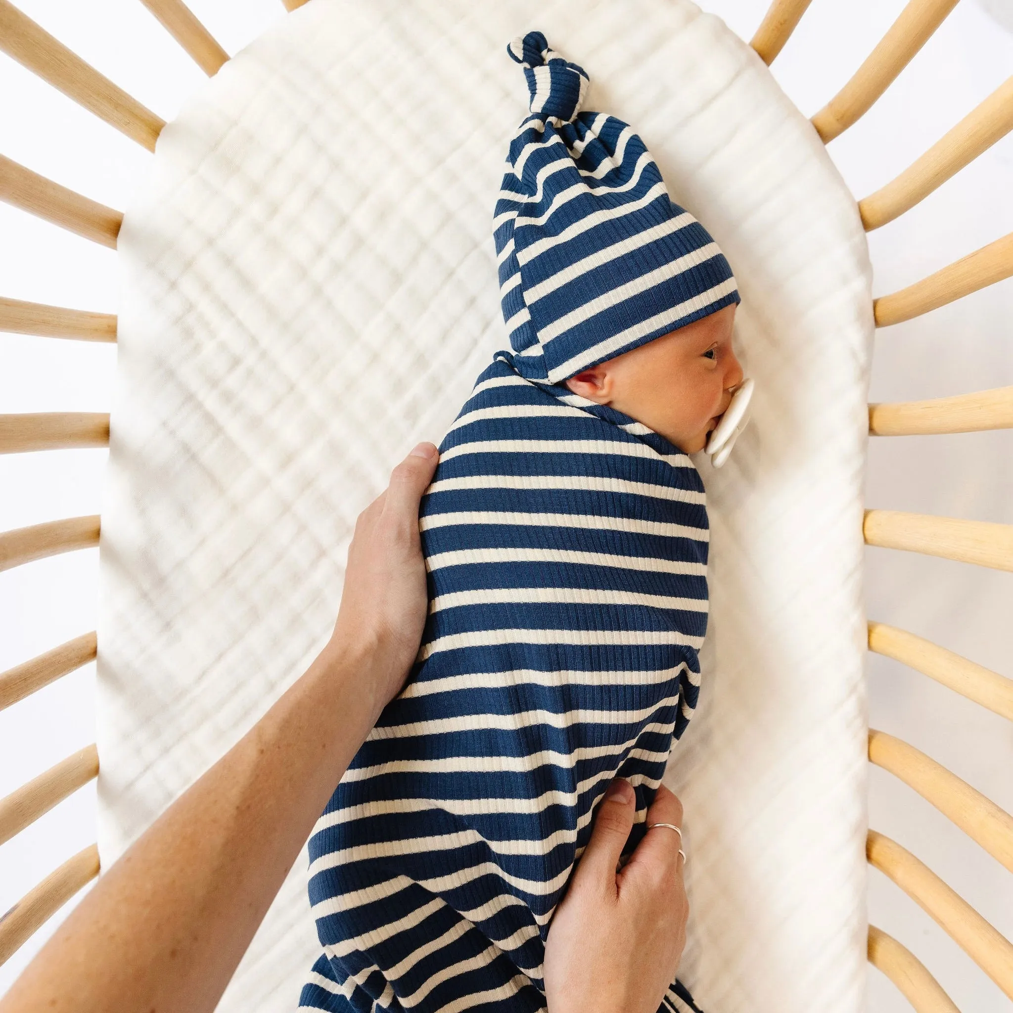 Jack Ribbed Swaddle Blanket