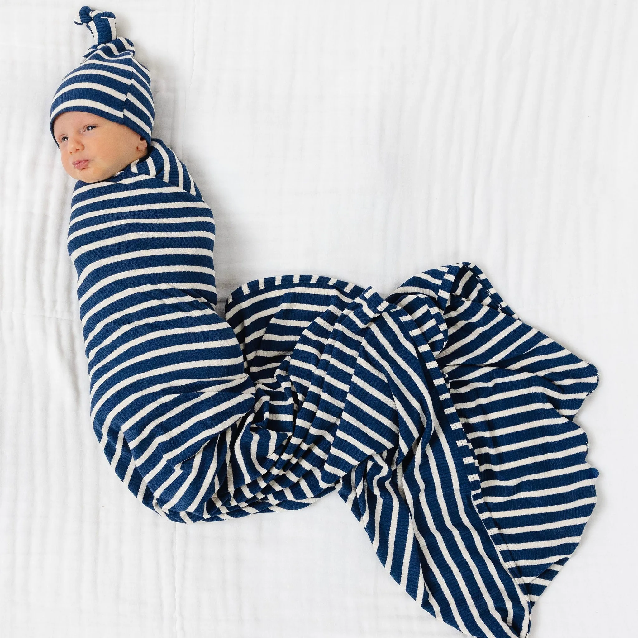 Jack Ribbed Swaddle Blanket