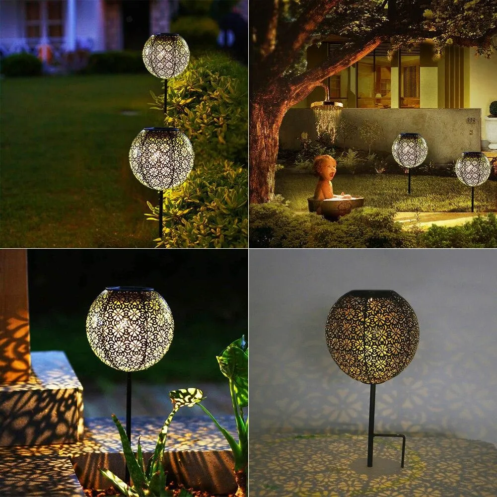 Jamila - Solar Garden Shadow Cast Lantern