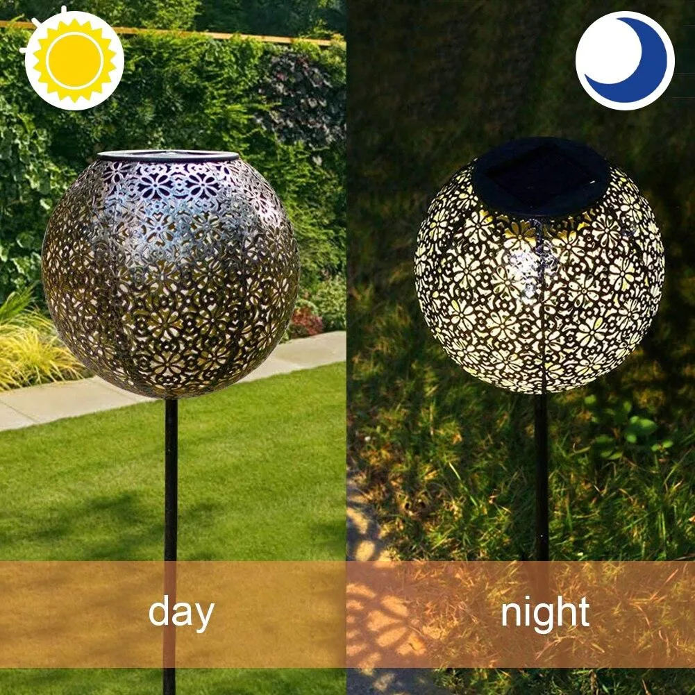 Jamila - Solar Garden Shadow Cast Lantern