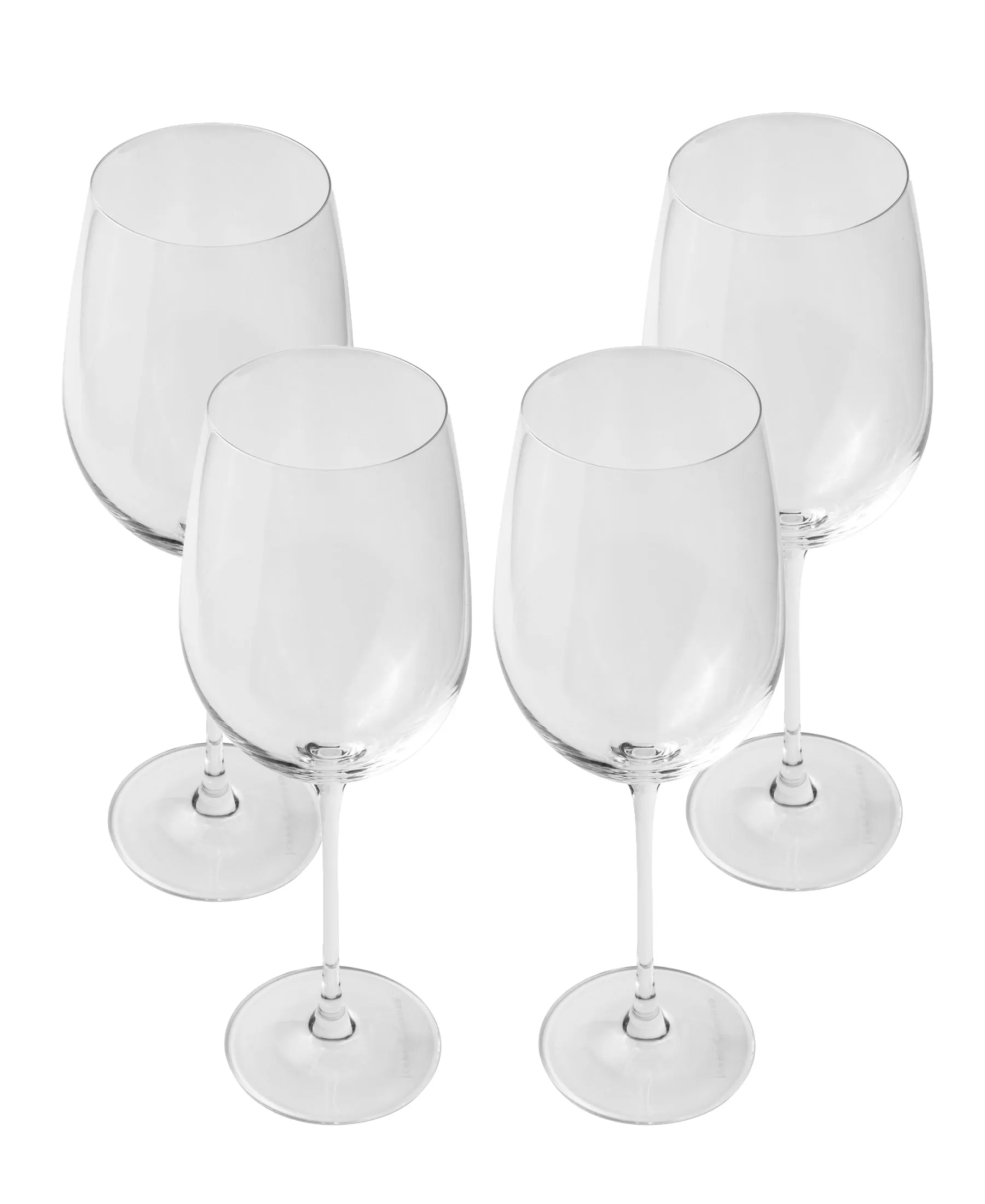 Jenna Clifford 4 Piece White Wine 497ml - Clear