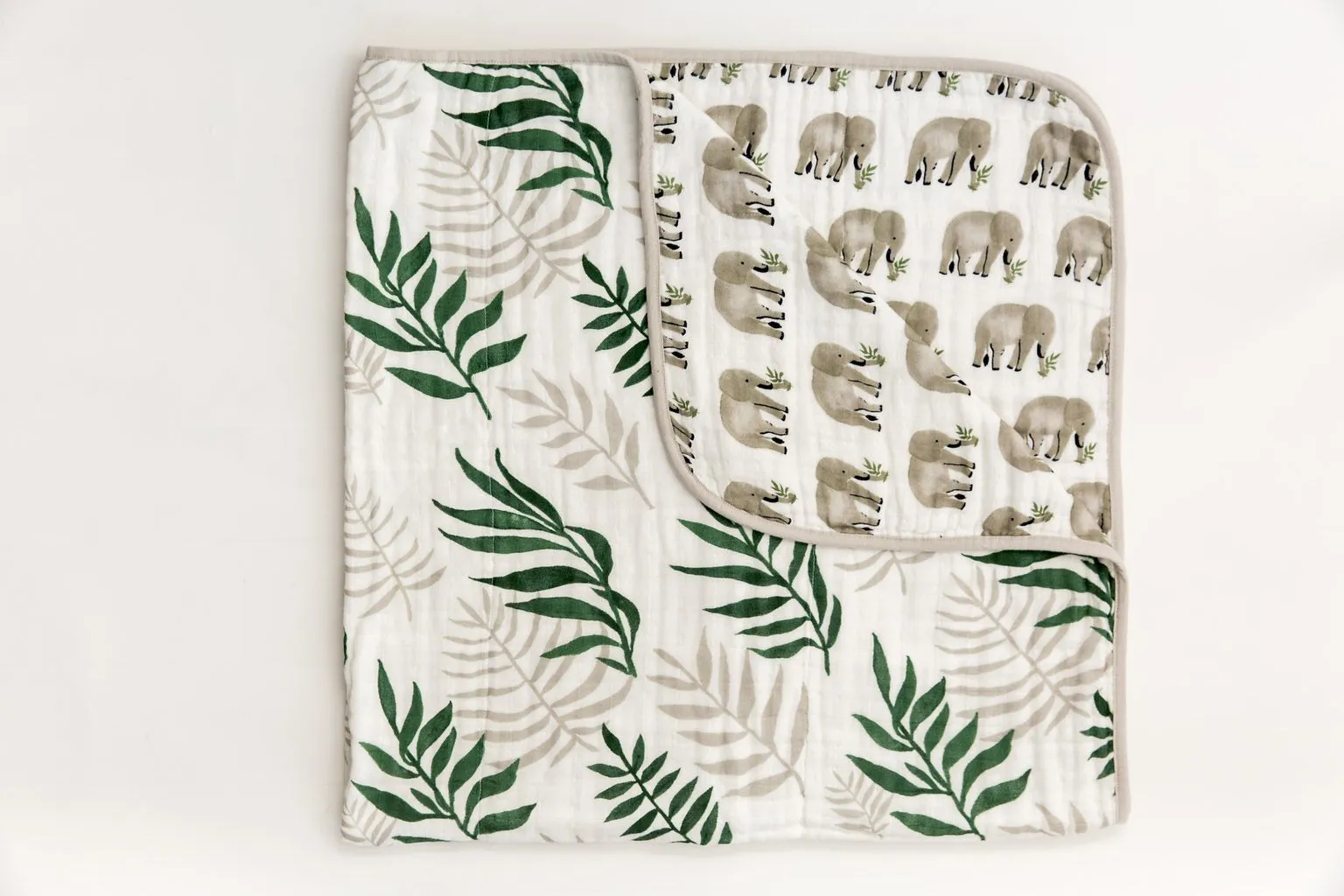 JUNGLE FERN REVERSIBLE QUILT