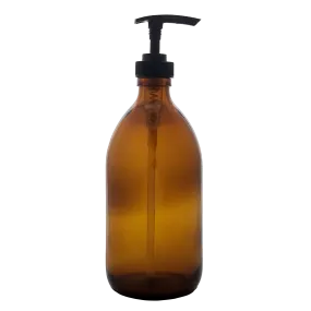 Kates Amber Glass Soap Bottle 500ml