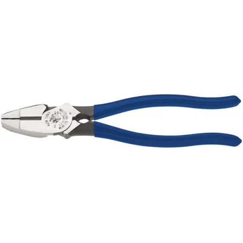 Klein 9" Side Cutting Pliers With Linemans Bolt-Thread Holder (94-D213-9NETH)