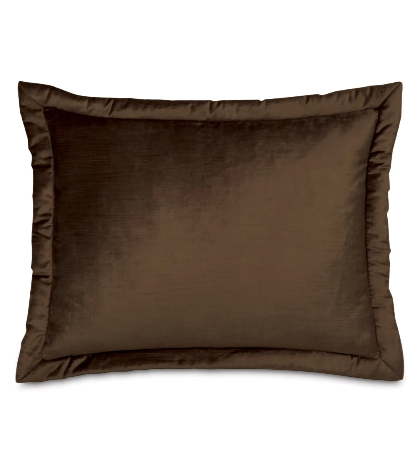 Lars Velvet Standard Sham 20x27 in Mocha