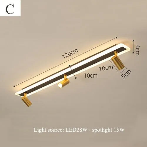 LED Track Ceiling Lamp for Modern Interiors