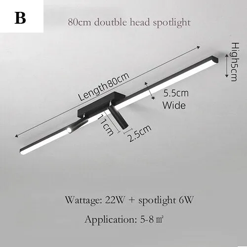 LED Track Ceiling Lamp for Modern Interiors