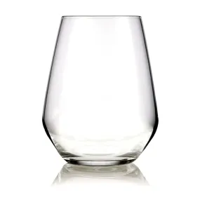 Libbey 9318 Reserve Series 18 oz with Partially Tempered, High Definition, and High Durability Rim, Stemless Wine Glass, Case of 12 Pcs