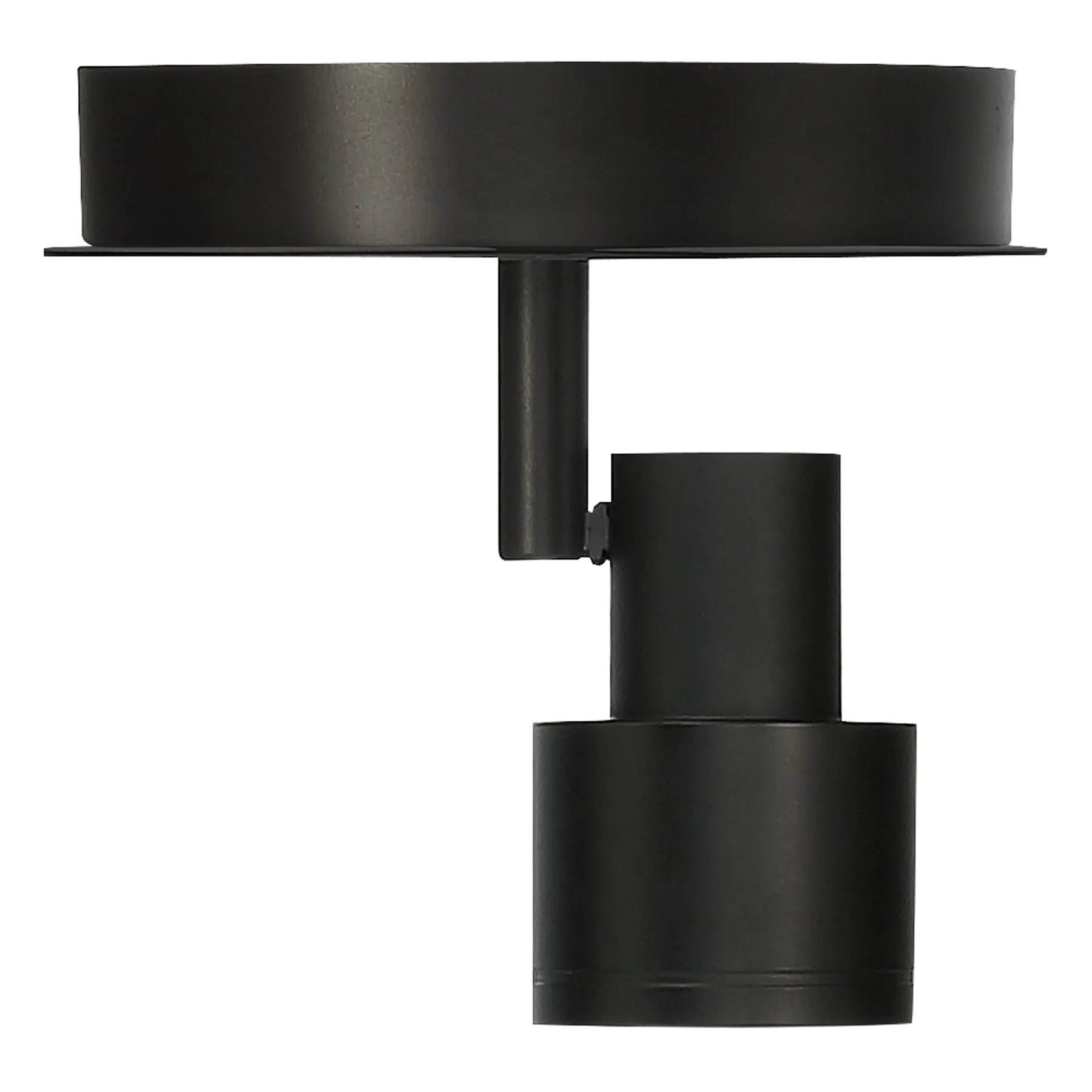 Lincoln 6.5" LED Flush Mount Light Fixture - Matte Black