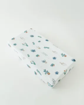 Little Unicorn Cotton Muslin Changing Pad Cover - Prickle Pots