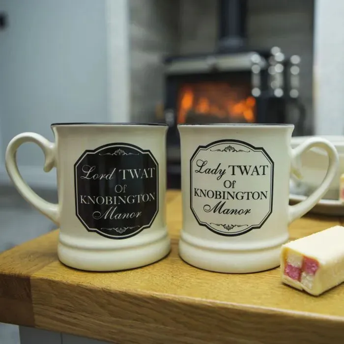 Lord & Lady TWAT MUG / MUGS