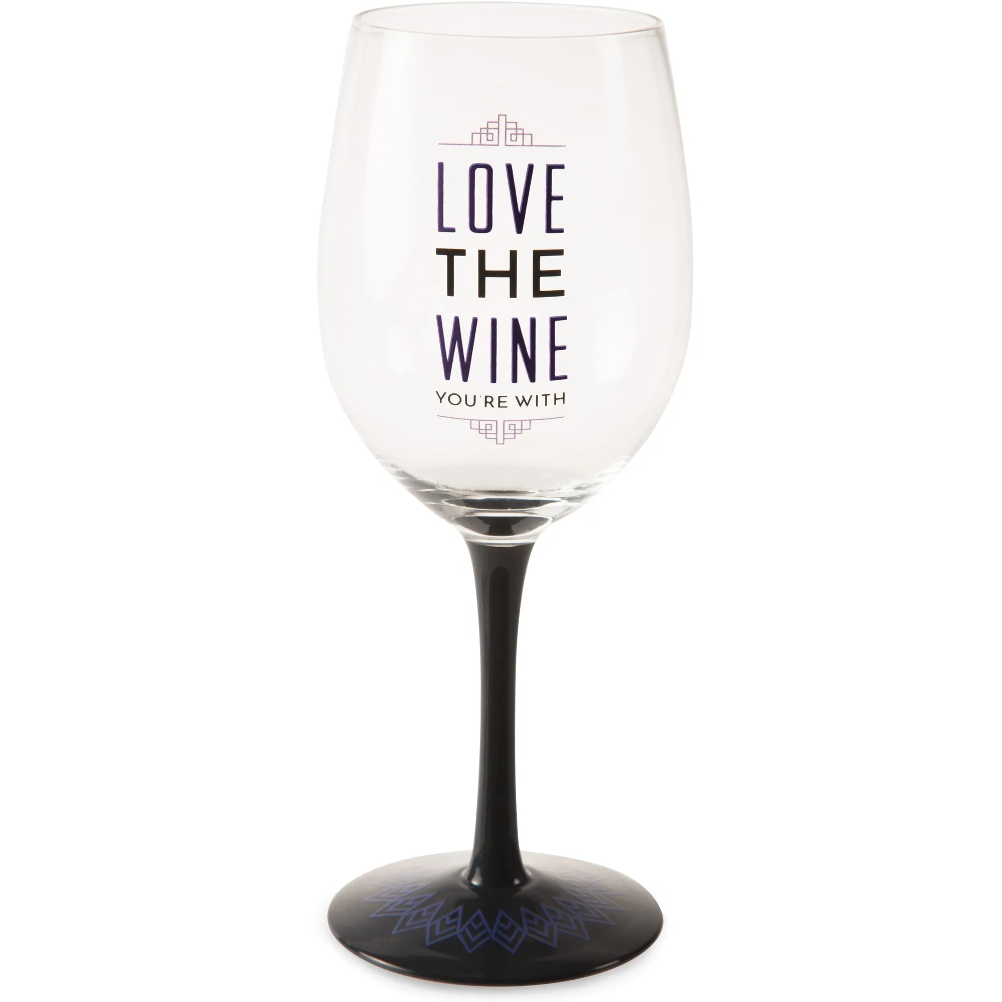 Love Wine 12 oz Wine Glass Tealight Holder