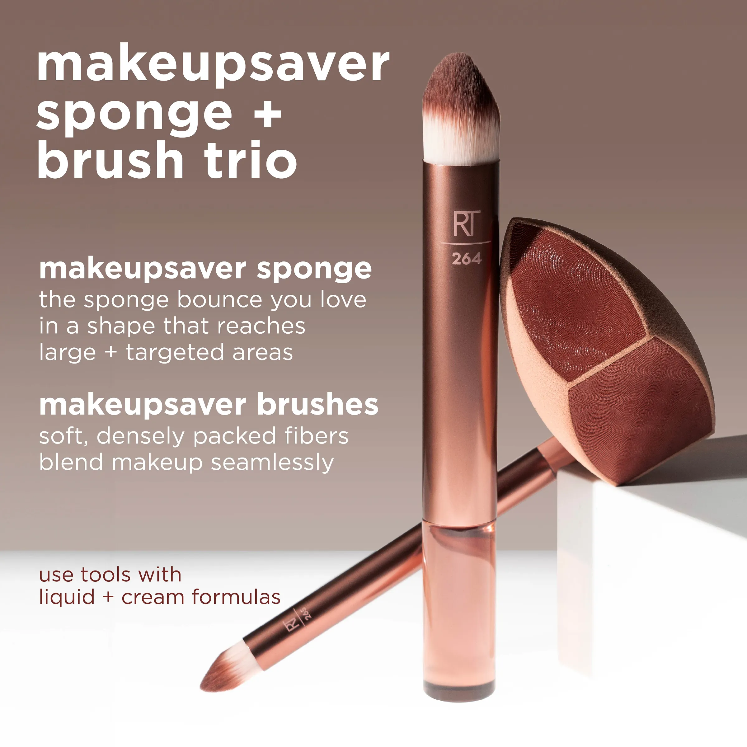 Makeupsaver Sponge   Brush Trio