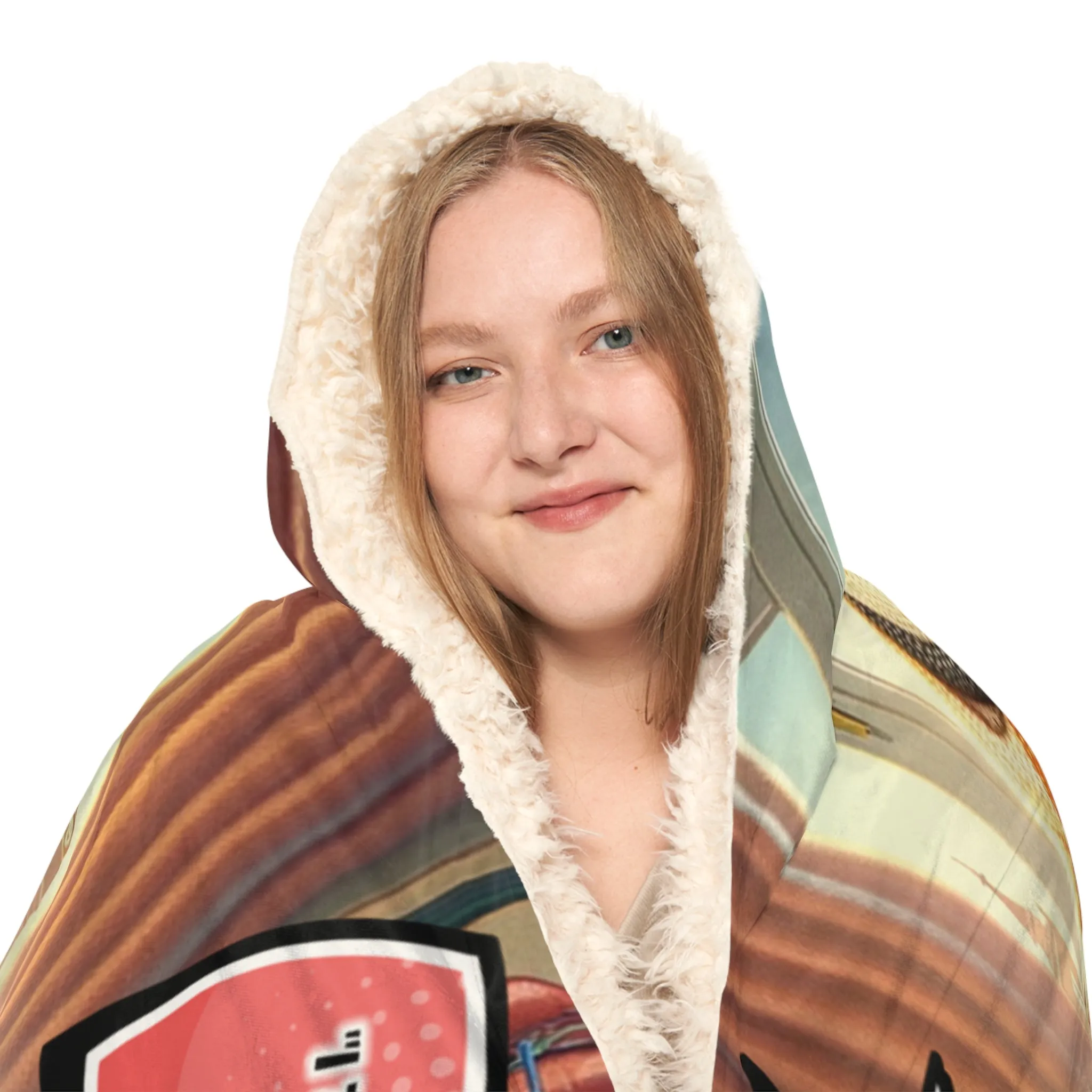 Man Flu Survivor Hooded Blanket – Comfy, Humorous, and Warm Recovery Blanket