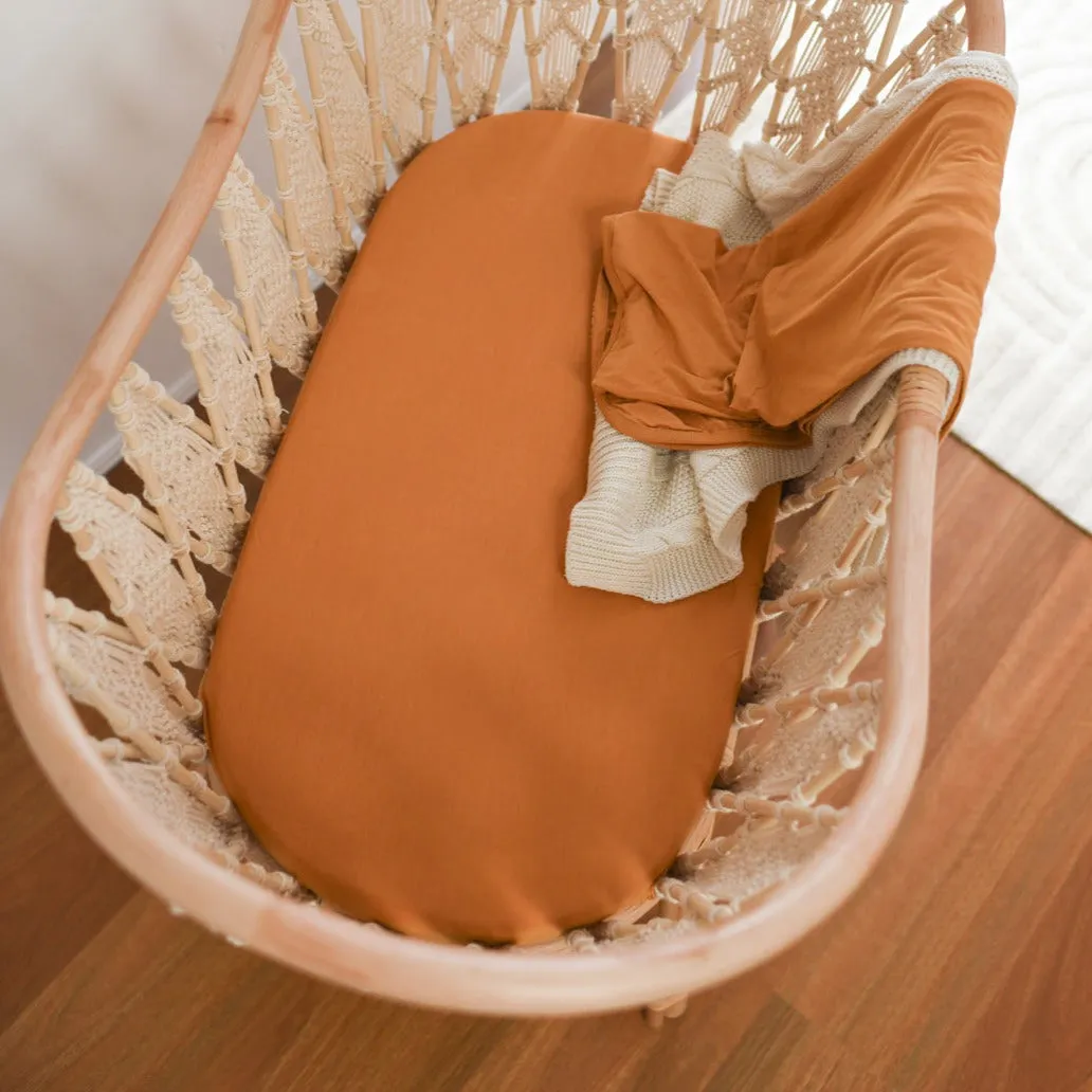 MAPLE bamboo JERSEY BASSINET sheet