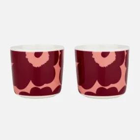 Marimekko Unikko Coffee Cup, Set of 2, No Handle - Sale Colors