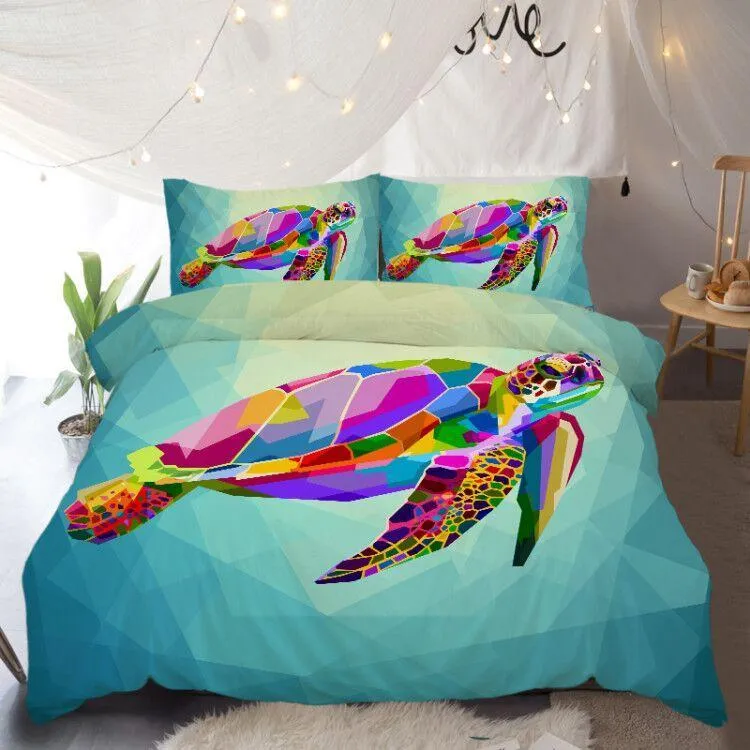 Maui Sea Turtle Duvet Cover Set