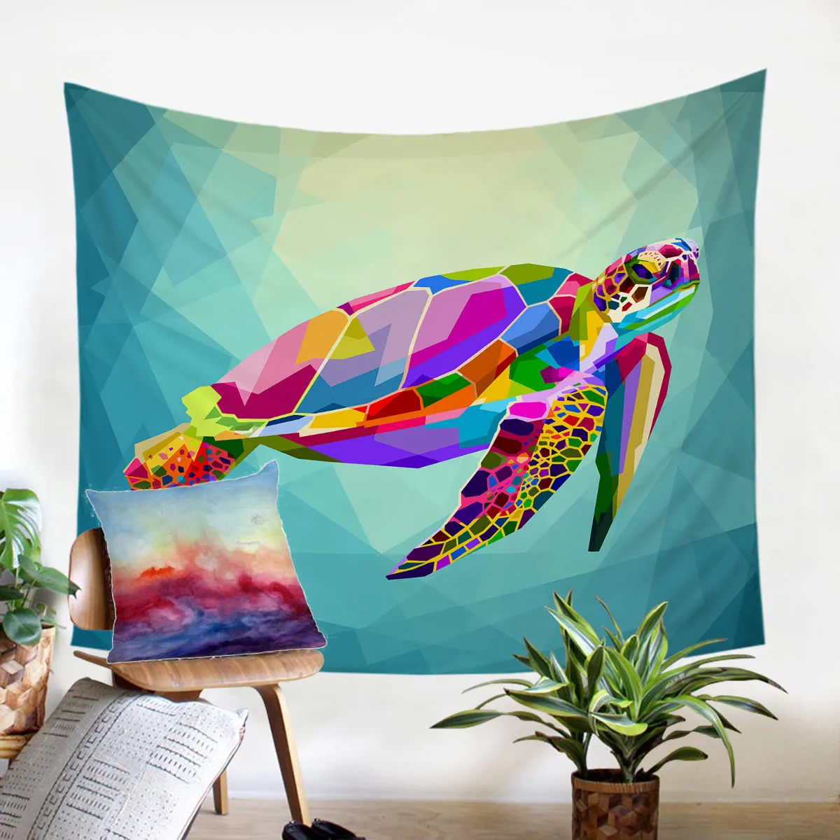 Maui Sea Turtle Duvet Cover Set