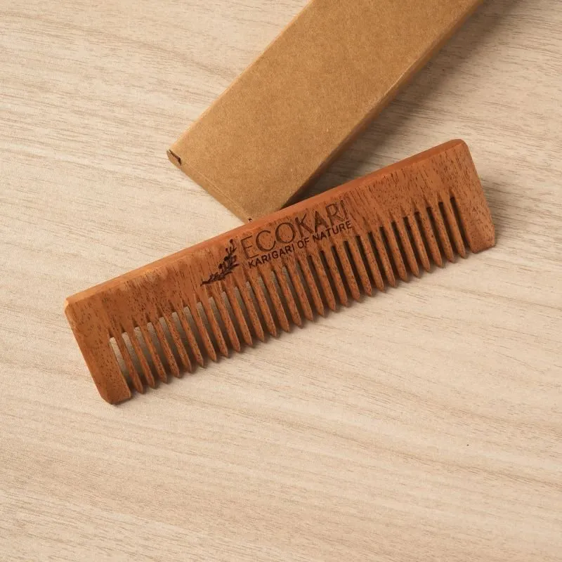 Men’s Neem Wooden Pocket Comb