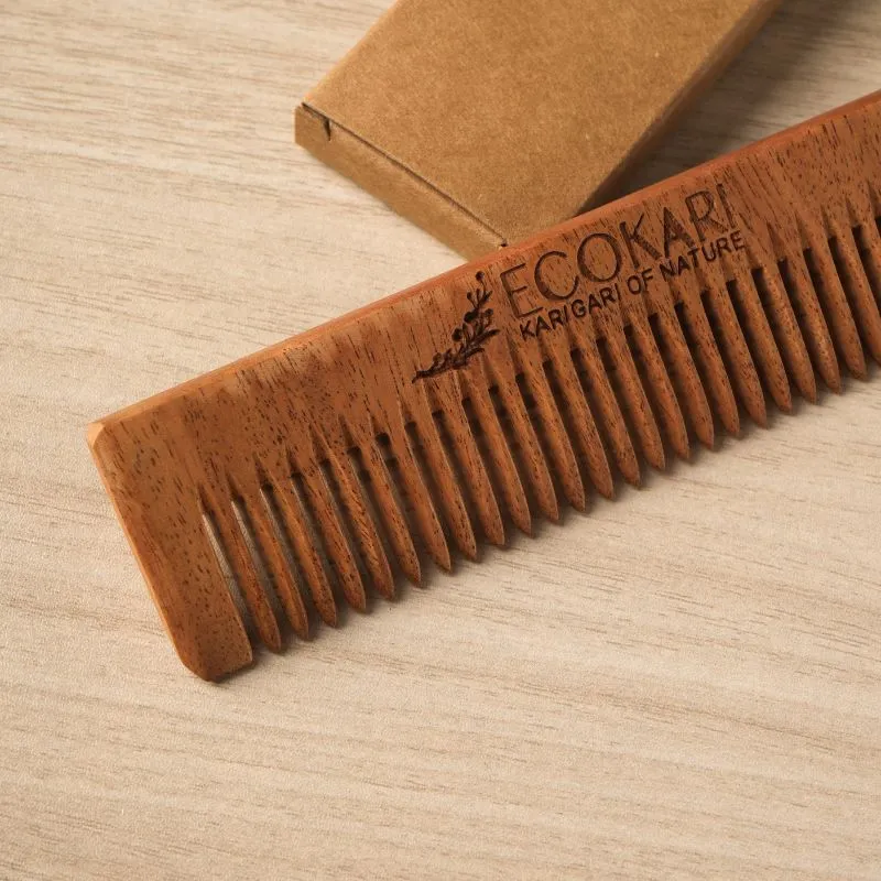 Men’s Neem Wooden Pocket Comb