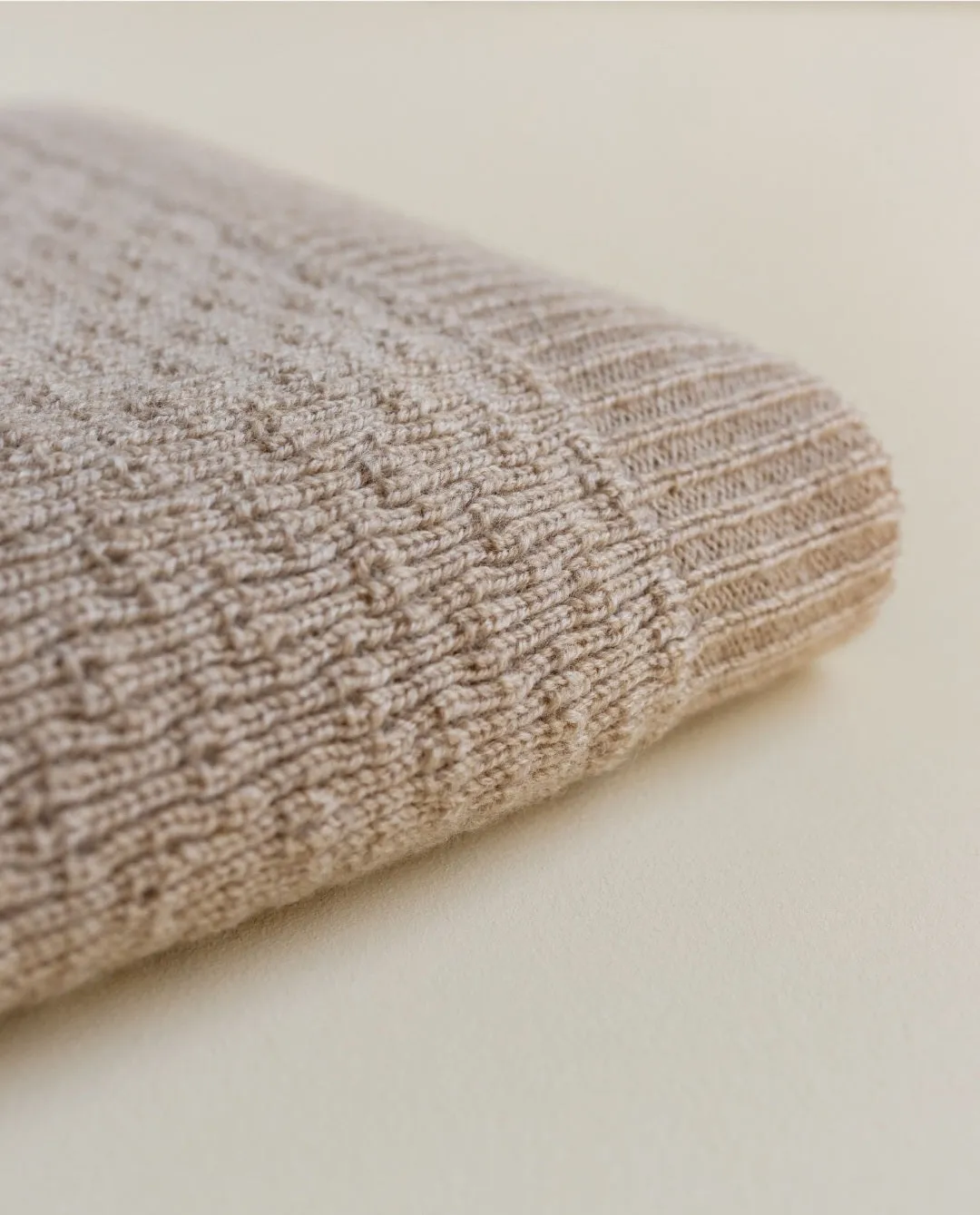 Merinowool Blanket 'Dora' | Sand