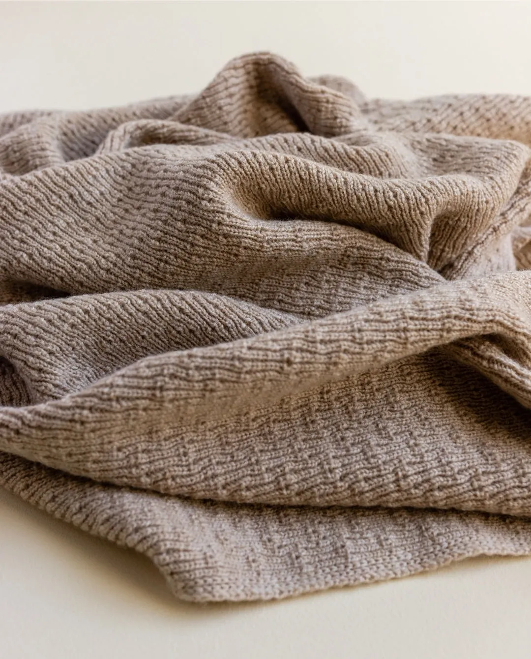 Merinowool Blanket 'Dora' | Sand