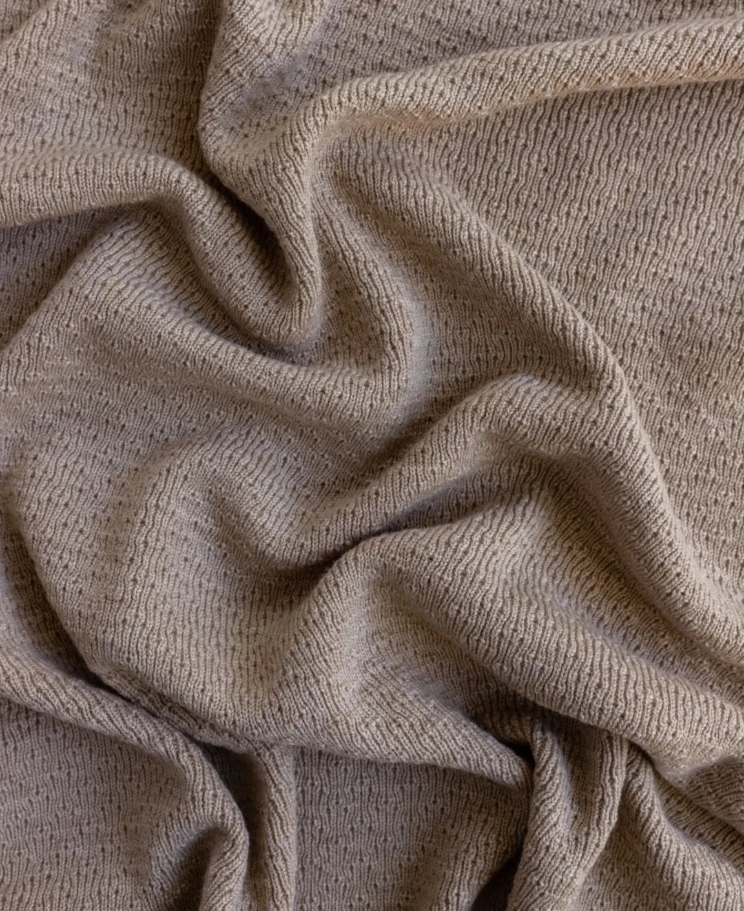 Merinowool Blanket 'Dora' | Sand