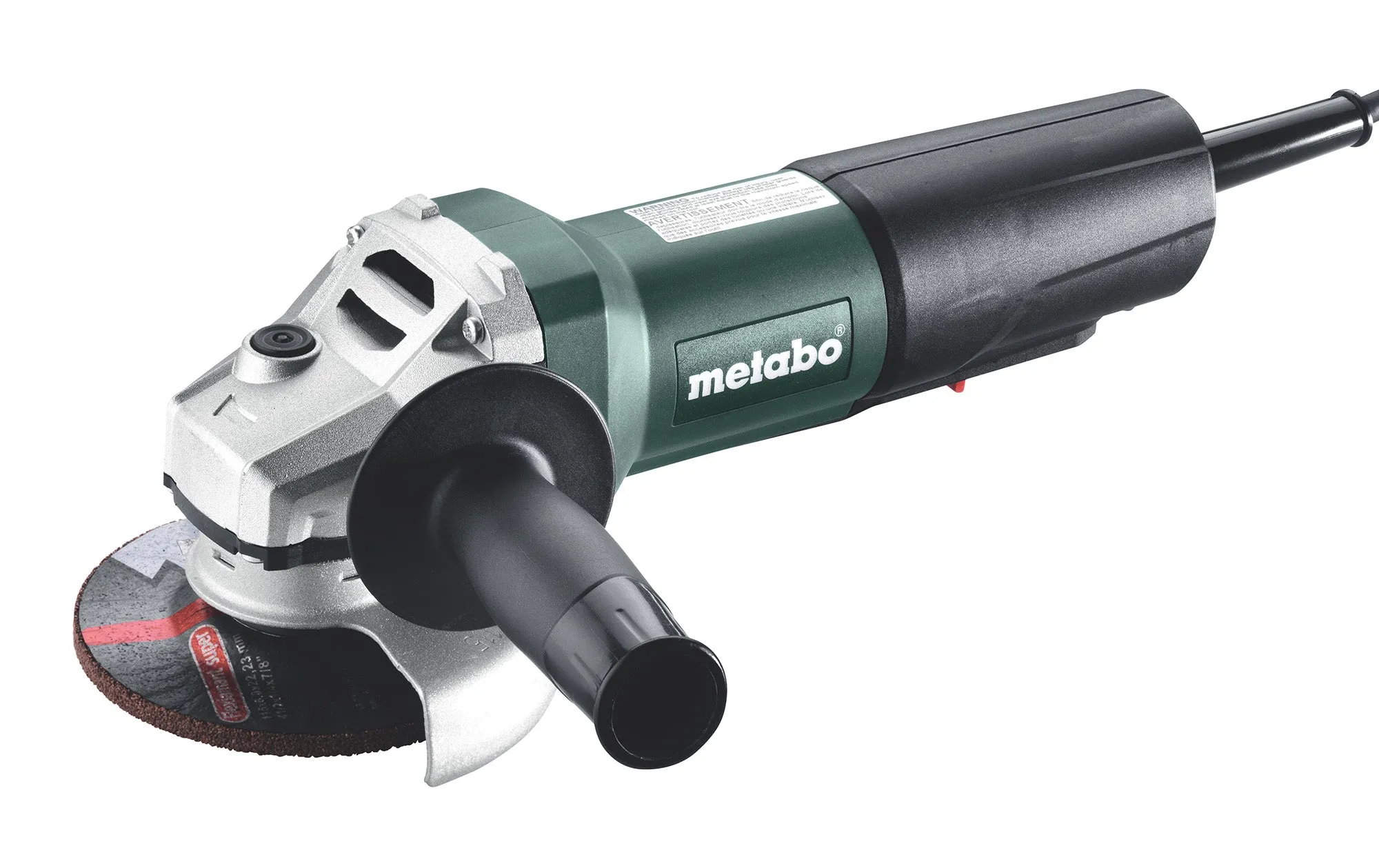 Metabo WP 1100-125 4-1/2" - 5" Non-Locking Paddle Switch Corded Angle Grinder - 603612420