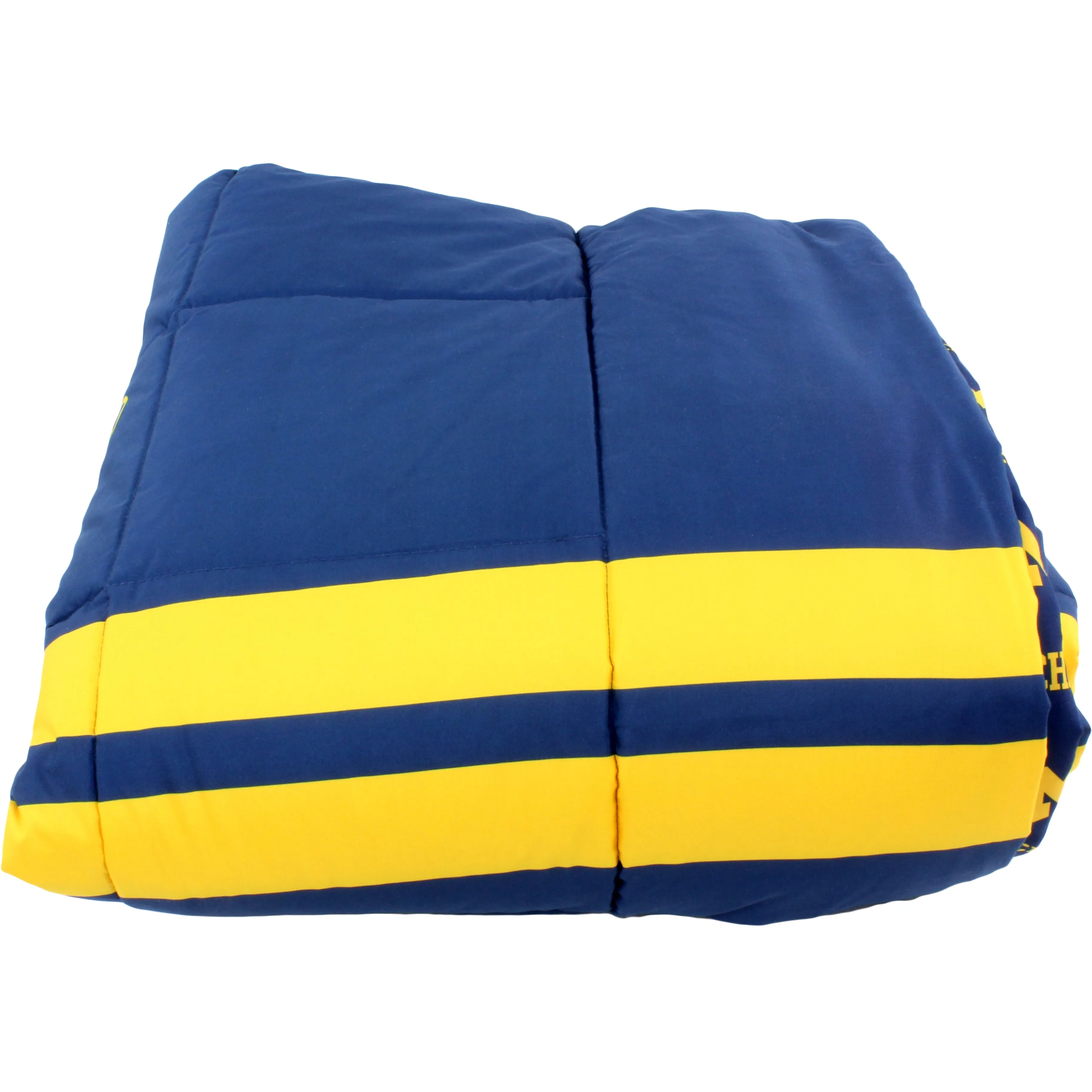 Michigan Wolverines Reversible Big Logo Soft and Colorful Comforter