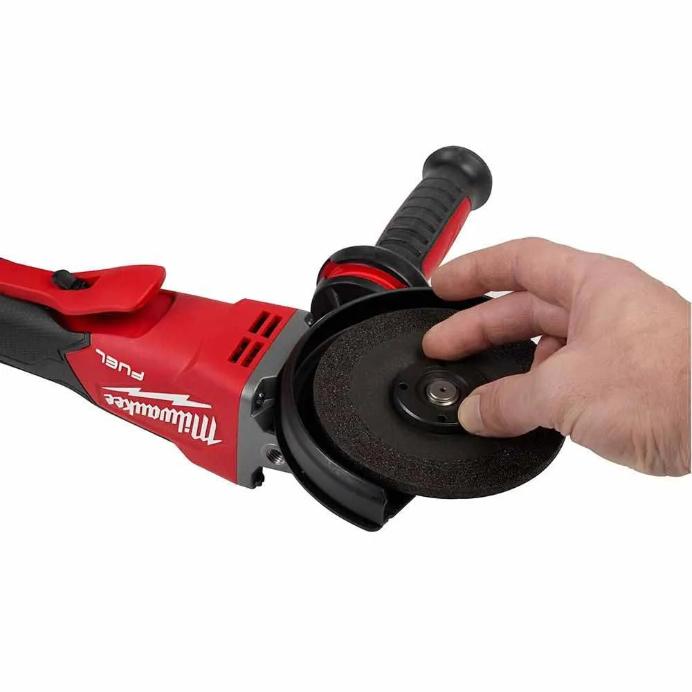 Milwaukee 2886-20 M18 FUEL™ 5" Flathead Braking Grinder, Paddle Switch No-Lock