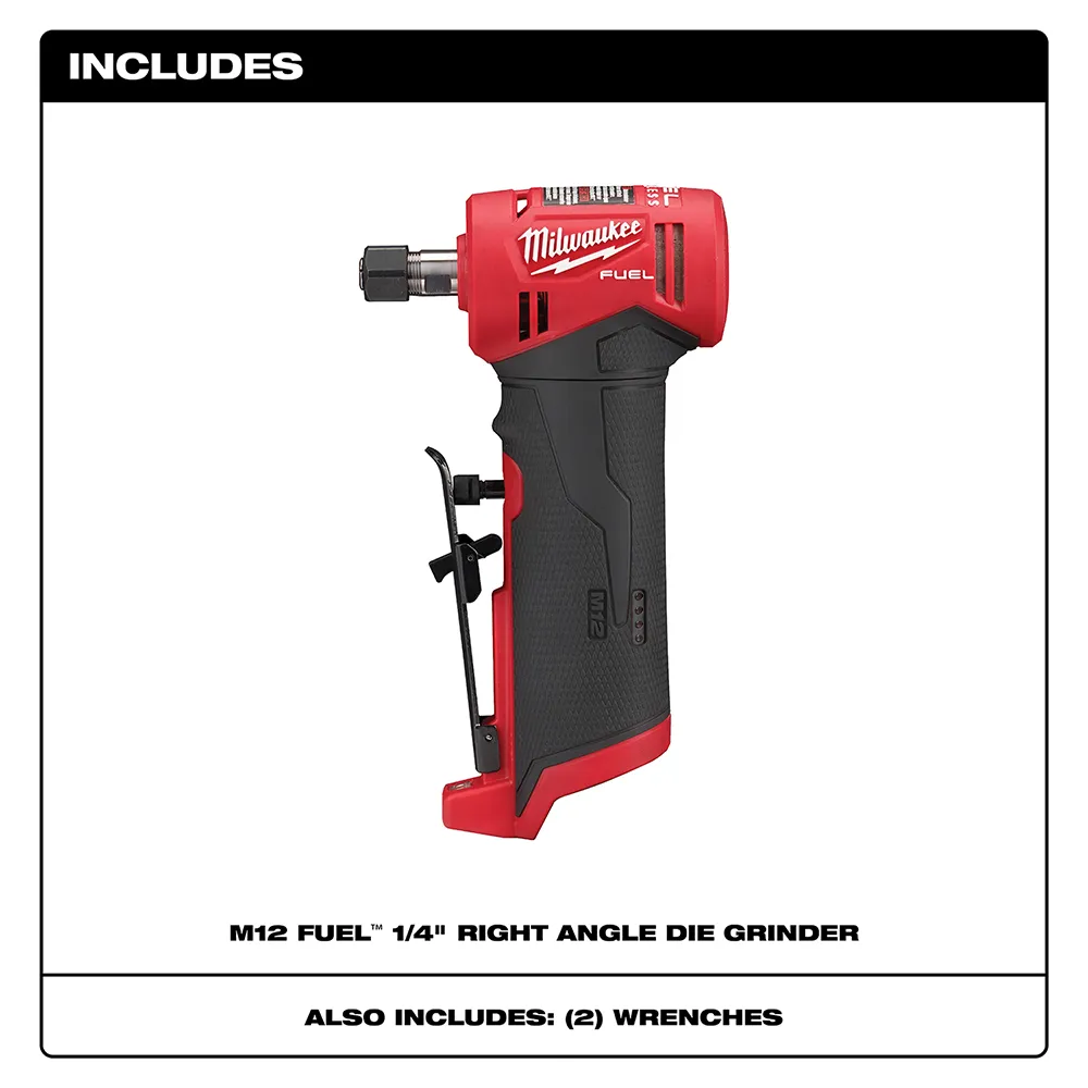 Milwaukee M12 Fuel Right Angle Die Grinder