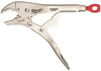 Milwaukee Torque Lock Locking Pliers Curved Jaw 10 Inch