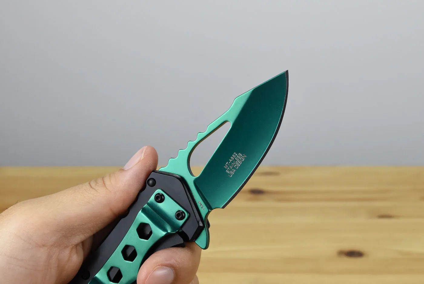 MTech MTA882 Framelock Assisted Folding Blade (Green)