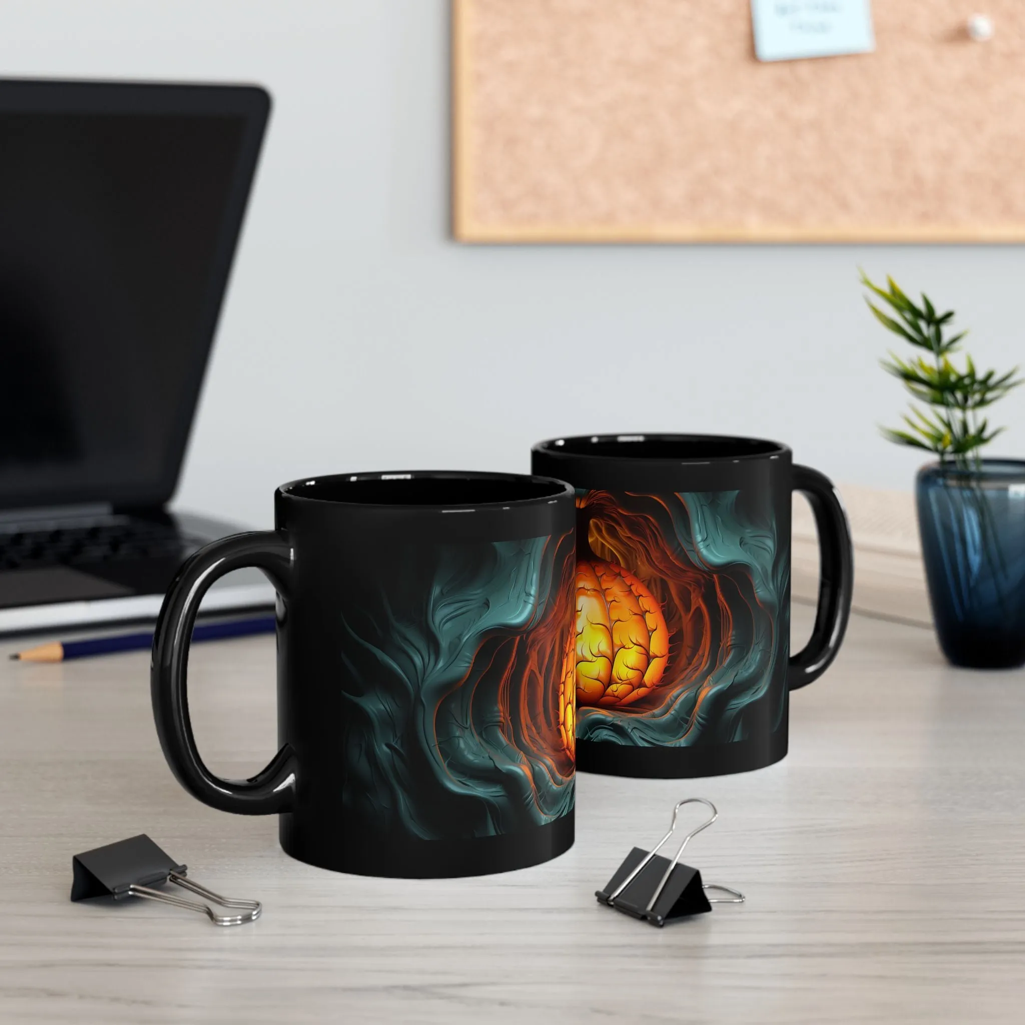 Mug Eerie Coffee Cave Pumpkin 11oz