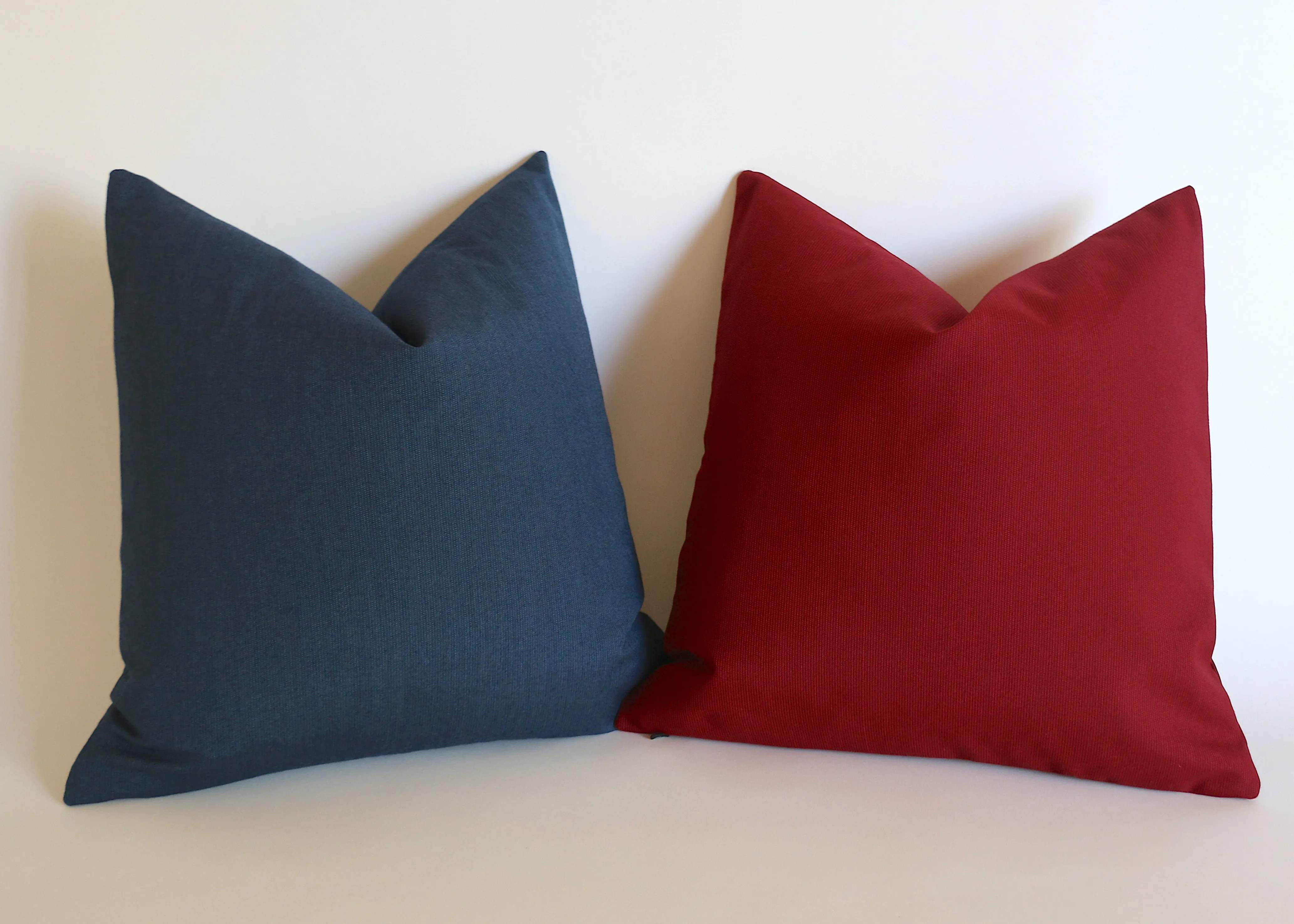 Navy Sunbrella Outdoor Pillow cover / Sunbrella Solids