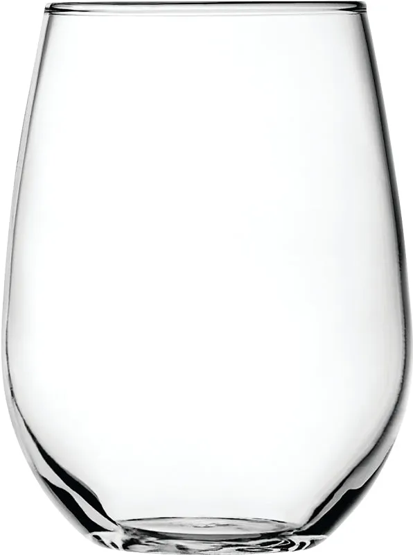 Oneida Vienna Series 95141AHG17 Stemless Wine Glass, 15 oz Capacity, Glass, White, Dishwasher Safe: Yes :PK 4: QUANTITY: 3