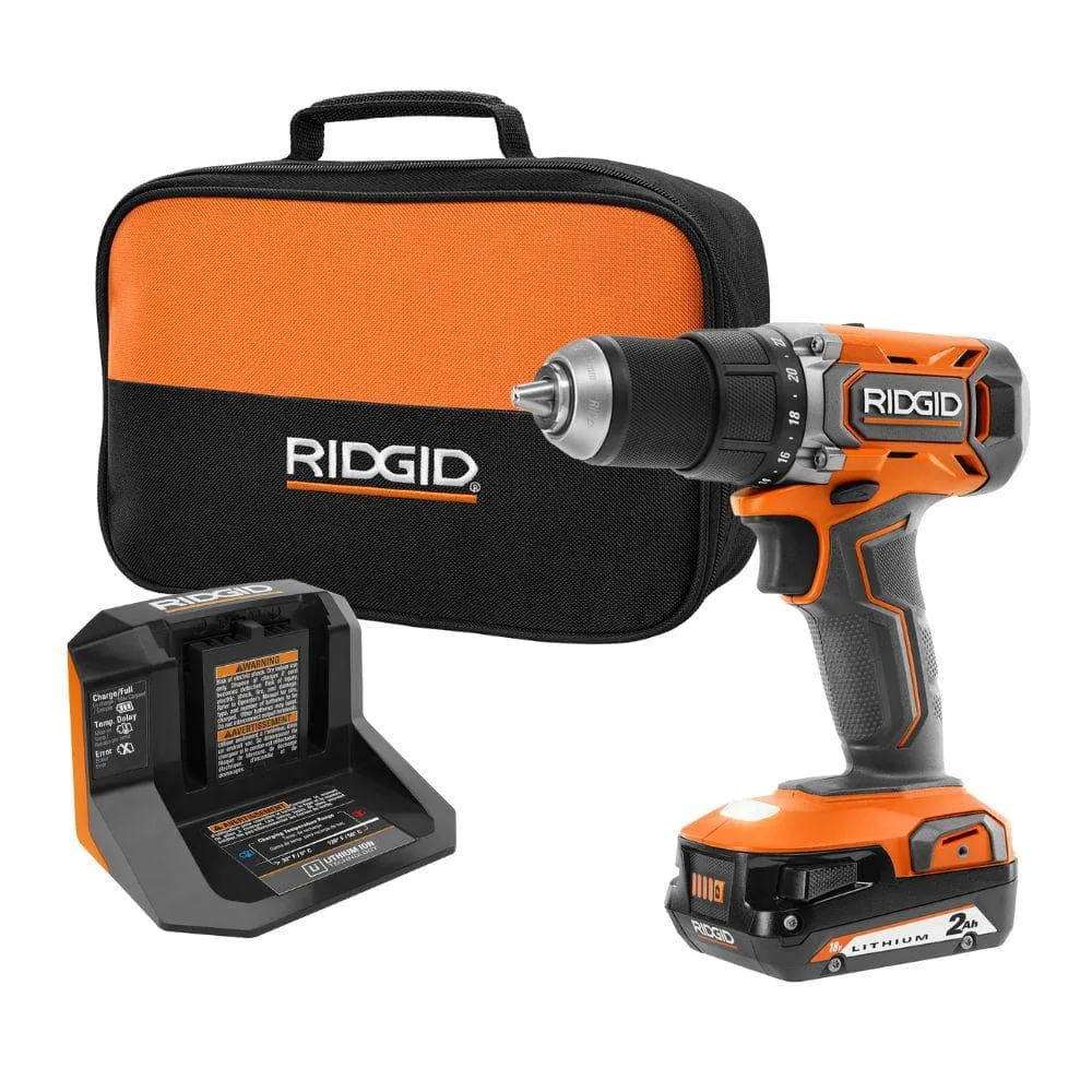 Open Box -  18V Cordless 1/2 in. Drill/Driver Kit with 2.0 Ah Battery and Charger