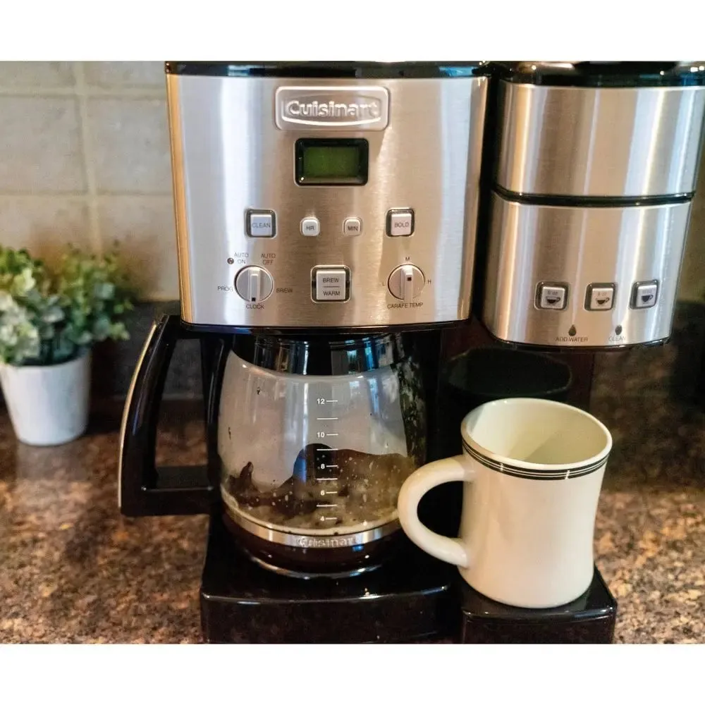 Open Box - Cuisinart Coffee Center 12 Cup Coffeemaker and Single-Serve Brewer