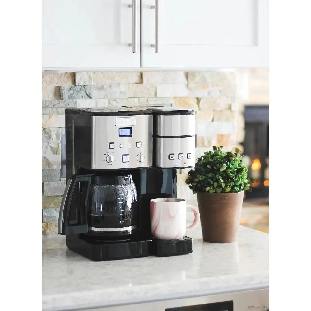 Open Box - Cuisinart Coffee Center 12 Cup Coffeemaker and Single-Serve Brewer