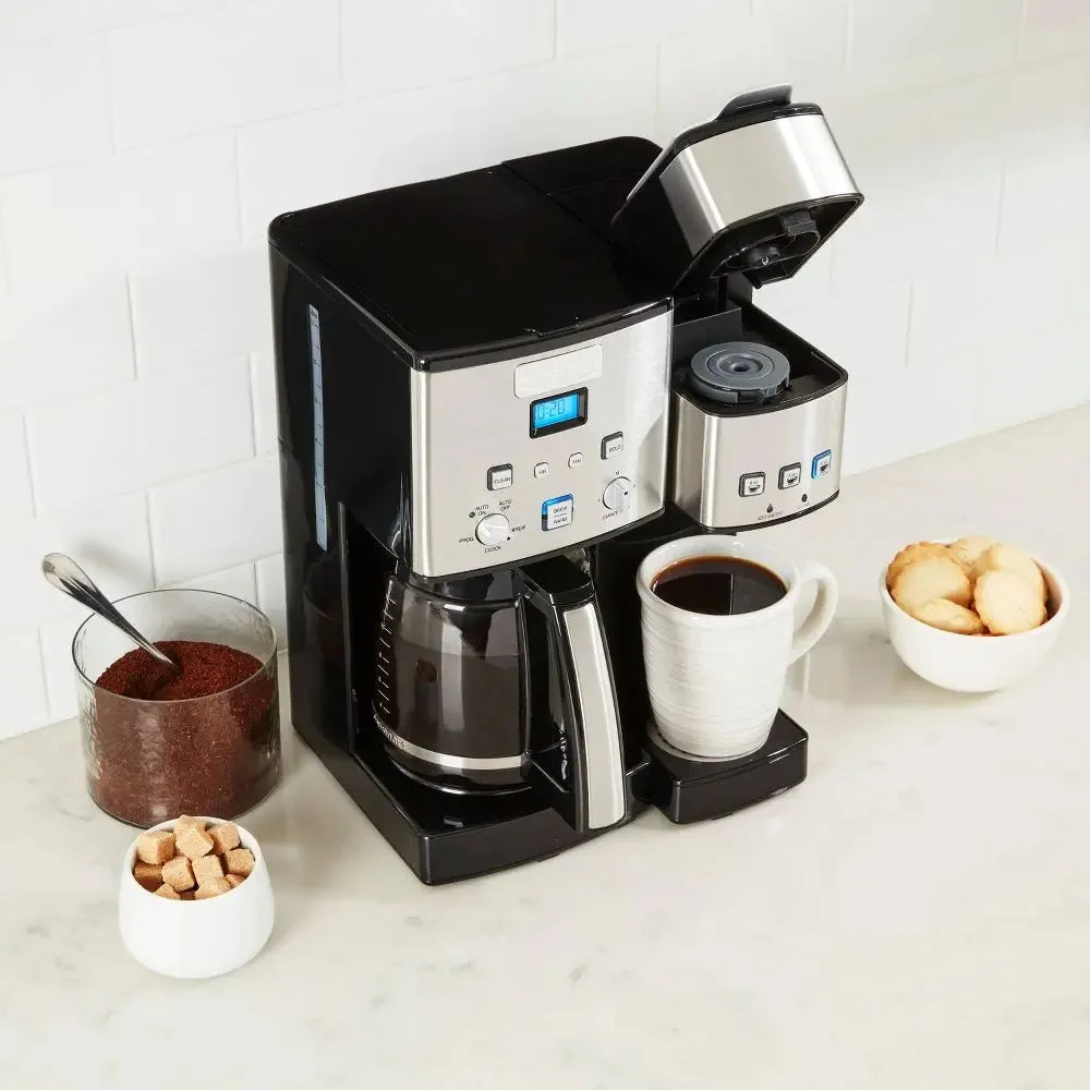 Open Box - Cuisinart Coffee Center 12 Cup Coffeemaker and Single-Serve Brewer