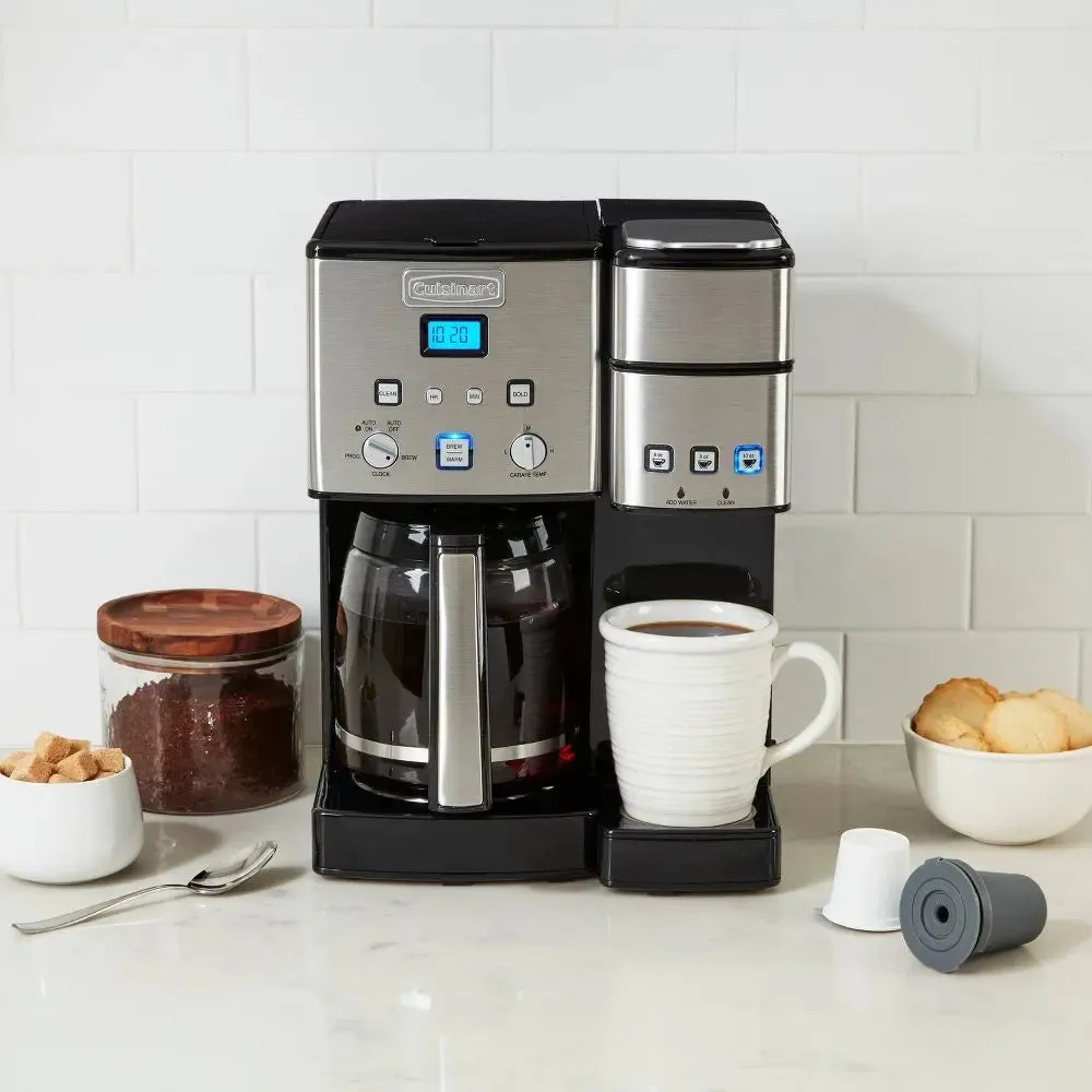 Open Box - Cuisinart Coffee Center 12 Cup Coffeemaker and Single-Serve Brewer