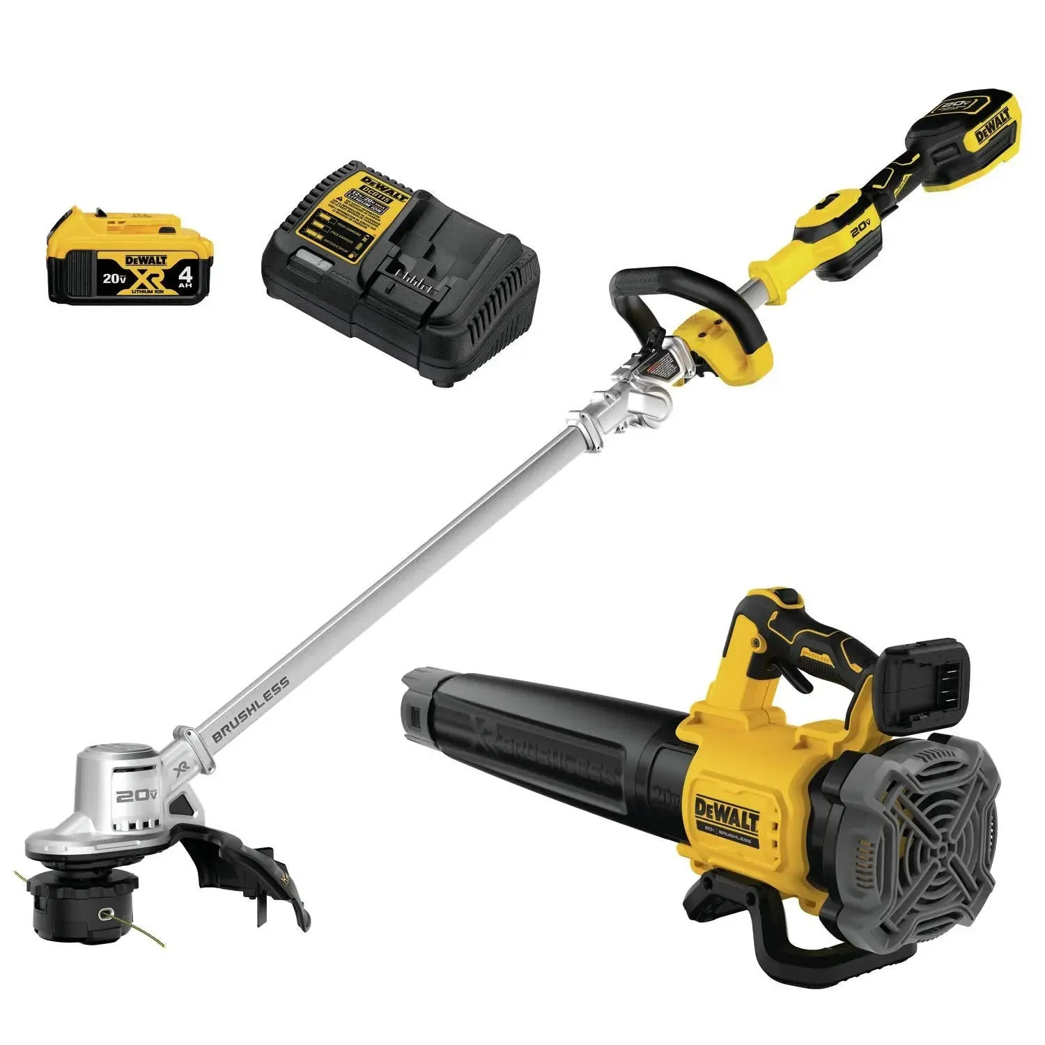 Open Box -  Dewalt 20v Max String Trimmer & Blower Combo Kit Dck0222m1