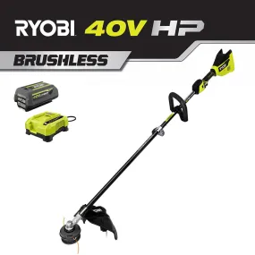 Open Box -  RYOBI 40-Volt Lithium-Ion Cordless Shaft Attachment Capable String Trimmer