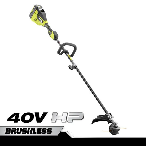 Open Box -  RYOBI 40-Volt Lithium-Ion Cordless Shaft Attachment Capable String Trimmer