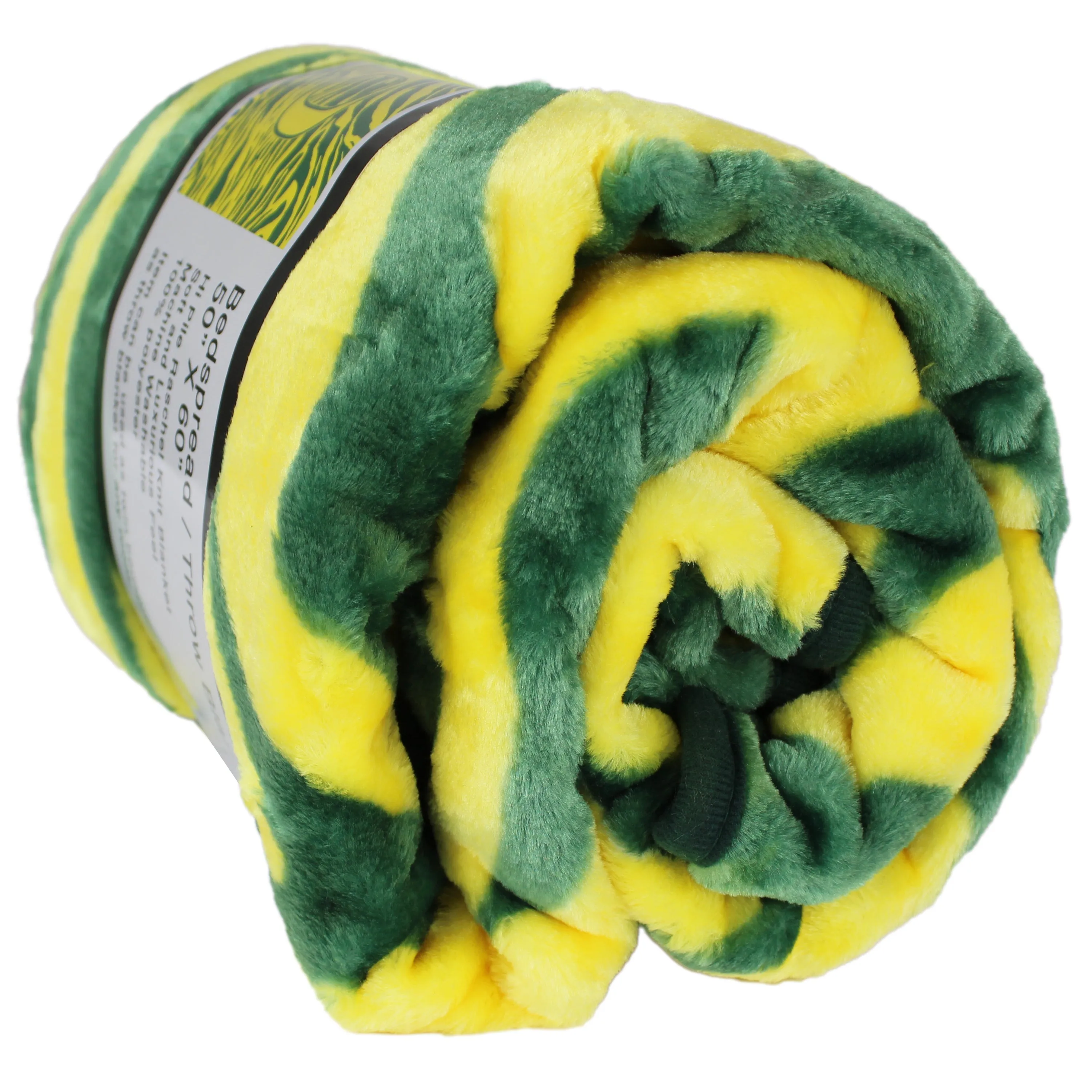 Oregon Ducks Raschel Throw Blanket