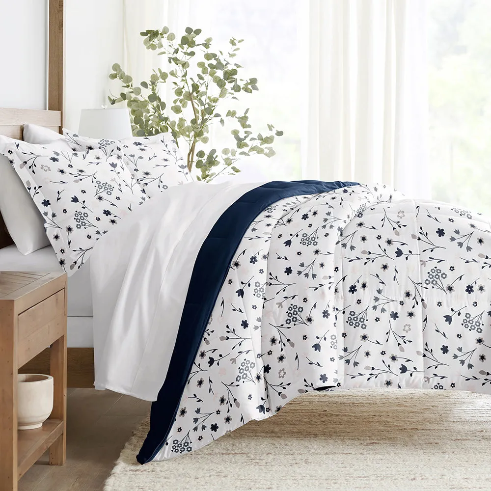 Patterned Down-Alternative Comforter Set (Sale)