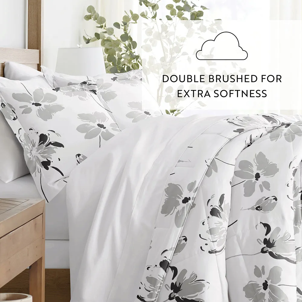 Patterned Down-Alternative Comforter Set (Sale)