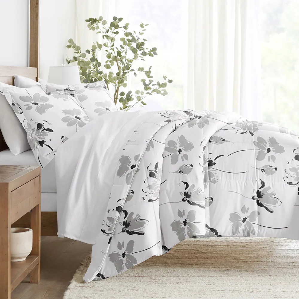 Patterned Down-Alternative Comforter Set (Sale)