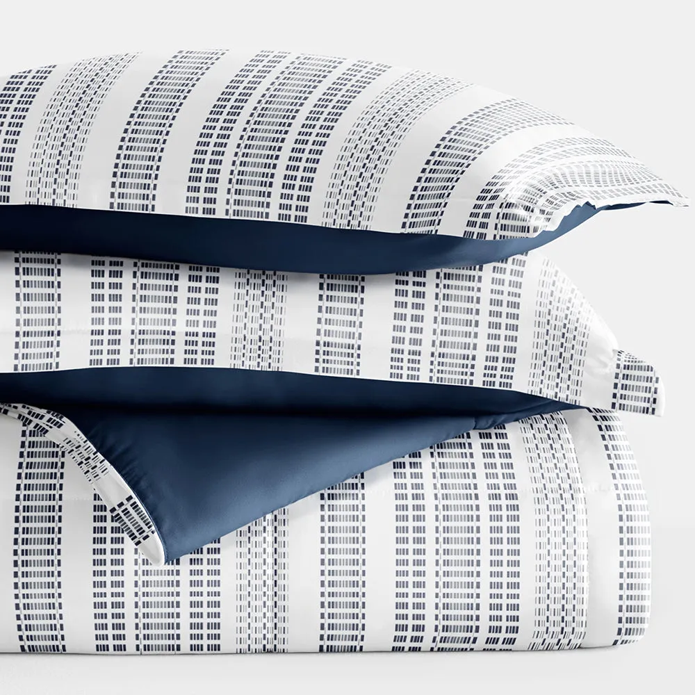 Patterned Down-Alternative Comforter Set (Sale)