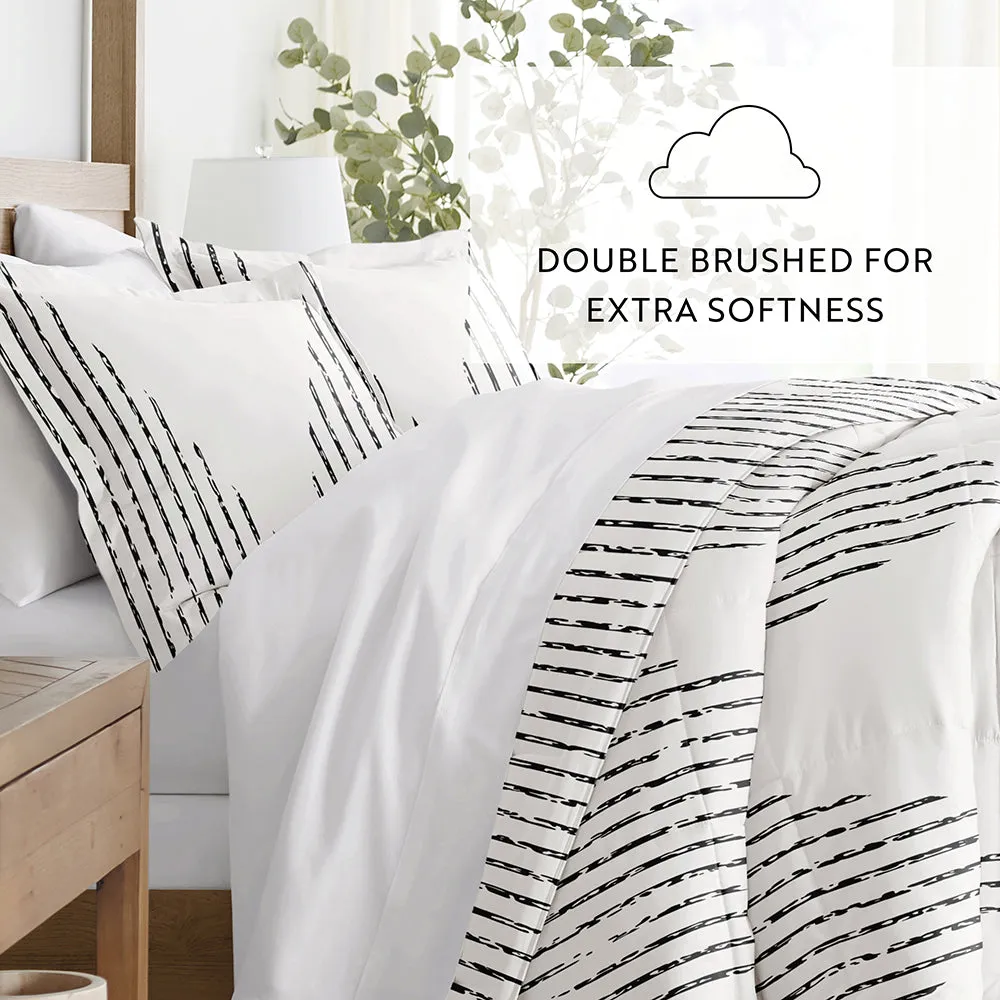 Patterned Down-Alternative Comforter Set (Sale)